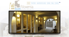 Desktop Screenshot of filoxenia-apartments.gr